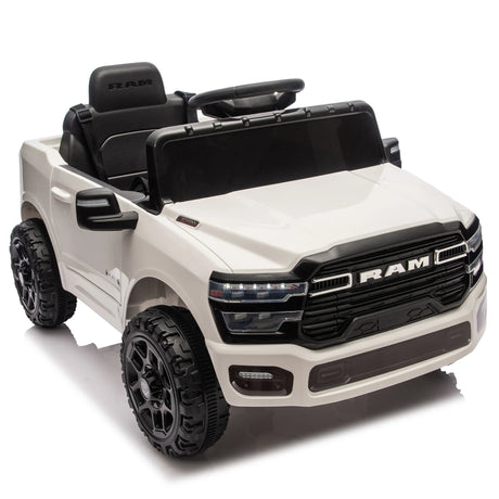 Licensed Dodge RAM 3500 12V Dual Motor Kids Ride-On Truck - Omega Lifestyles