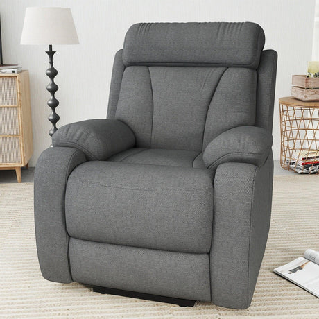 Power Lift Plush Snowflake Velvet Recliner Chair - Omega Lifestyles
