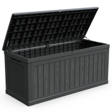 260 Gallon Waterproof Double-Wall Outdoor Deck Storage Box