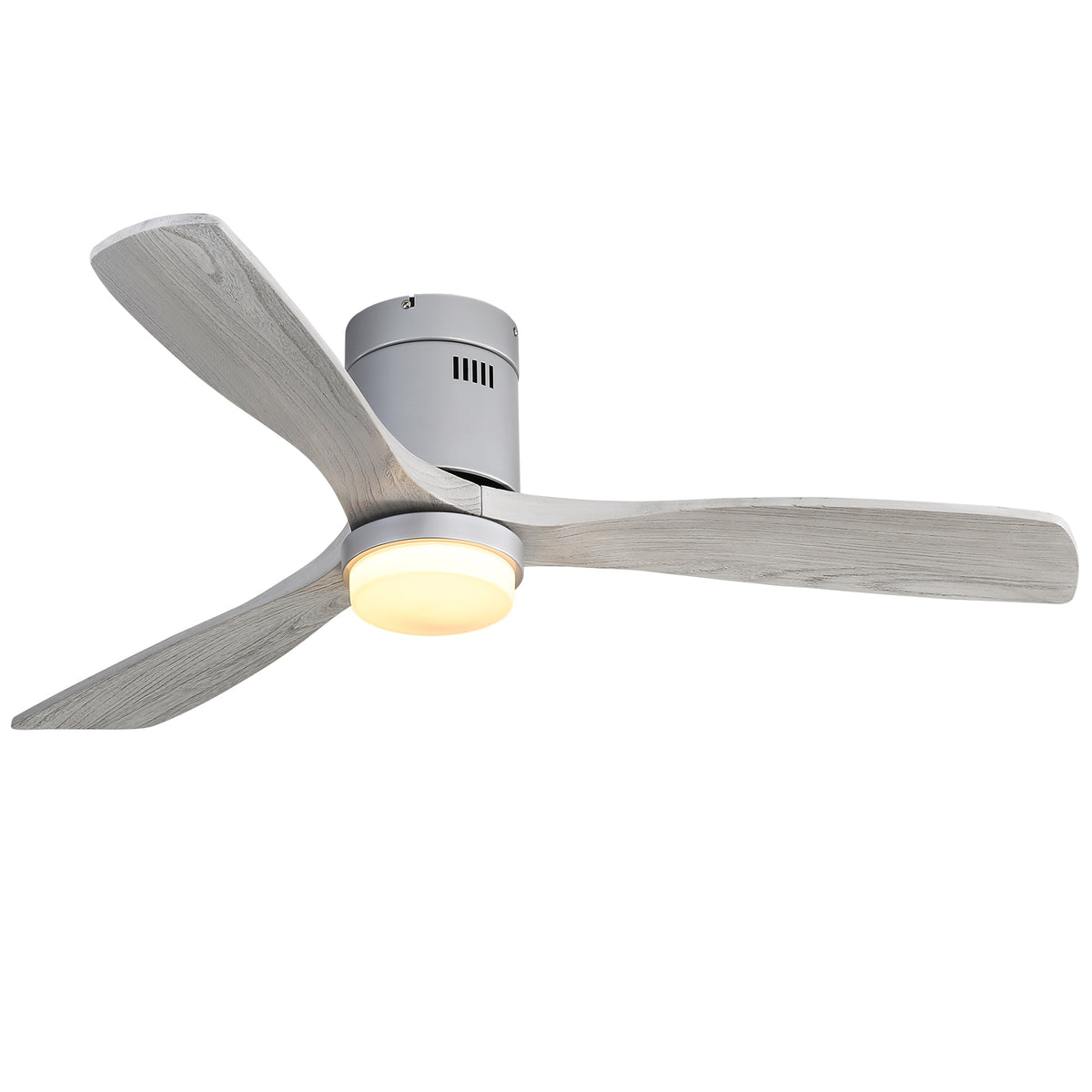 52-Inch Ultra-Quiet Remote-Controlled Solid Wood Ceiling Fan