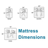 Solid-Color Embossed Cotton Full Mattress Bedspread - Sleep Galleria