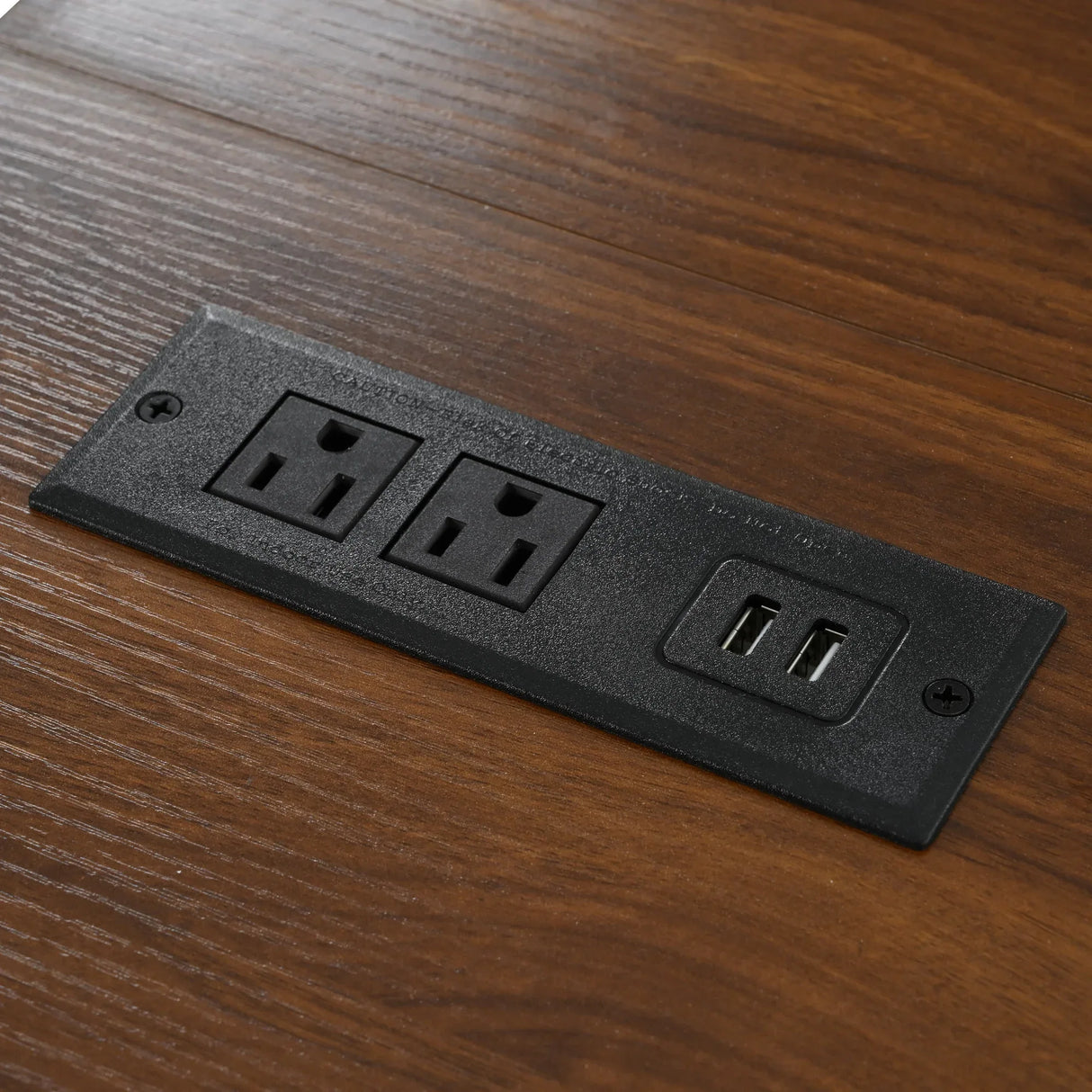 Farmhouse Kitchen Island Cart With Power Outlet - Omega Lifestyles