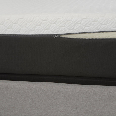 Medium 12-Inch Zoned Gel Swirl Memory Foam Split King Mattress - Omega Lifestyles
