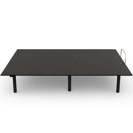 Queen Essential Adjustable Fabric Metal Base - Omega Lifestyles