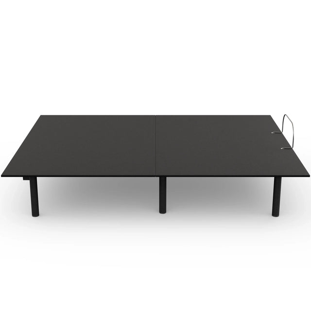 Queen Essential Adjustable Fabric Metal Base - Omega Lifestyles