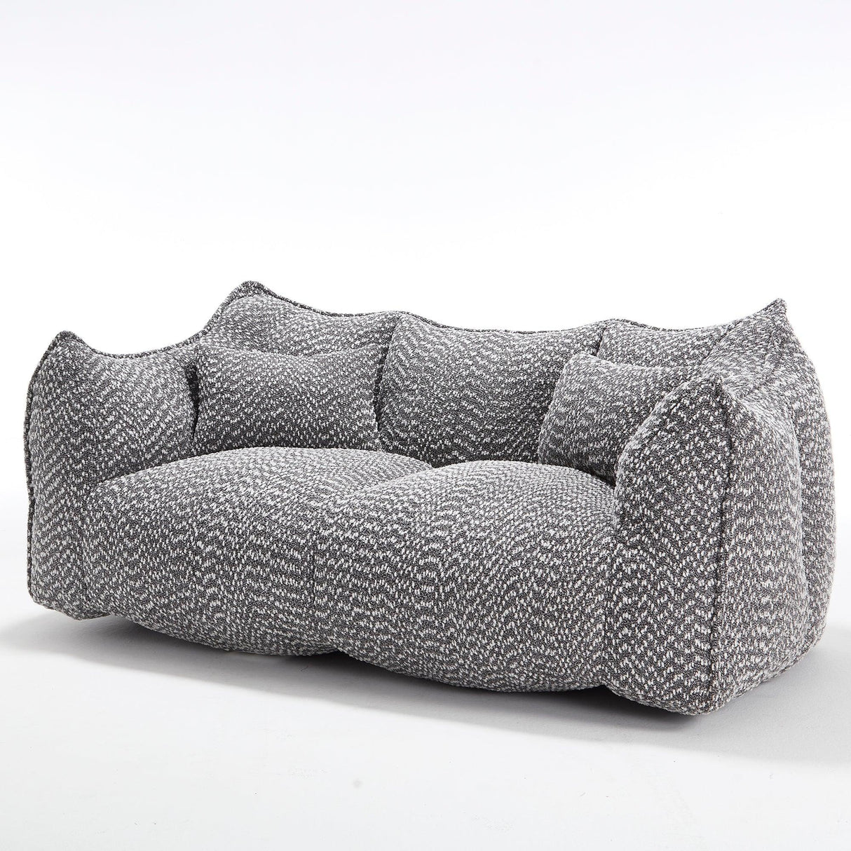 Dual Chenille Bean Bag Chair With High Resilience Foam Core - Omega Lifestyles