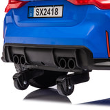BMW Licensed 12v Kids Ride-On Car With Bluetooth Music - Omega Lifestyles