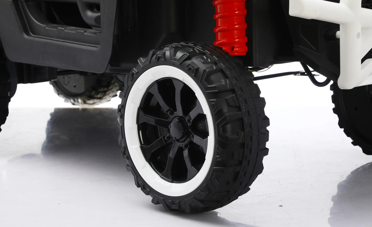 24V 2-Seater 4WD Electric Ride On Dump Truck with Remote - Omega Lifestyles