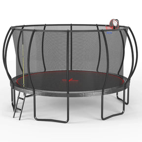 16-Foot Outdoor Galvanized Steel Garden Trampoline - Omega Lifestyles