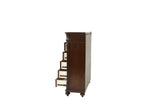 Traditional Antique Cherry Walnut Chest Of Drawers Furniture - Omega Lifestyles