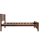 Twin Solid Wood Platform Bed With Headboard And Footboard - Omega Lifestyles