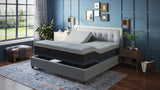 Medium 12-Inch Copper Lux Hybrid Split Top King Mattress - Omega Lifestyles