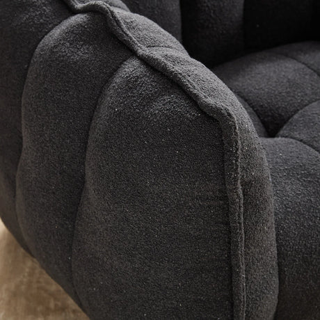 Soft Chenille High Resilient Foam Bean Bag Chair - Omega Lifestyles