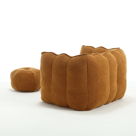Soft Chenille Foam Bean Bag Chair For Adults - Omega Lifestyles