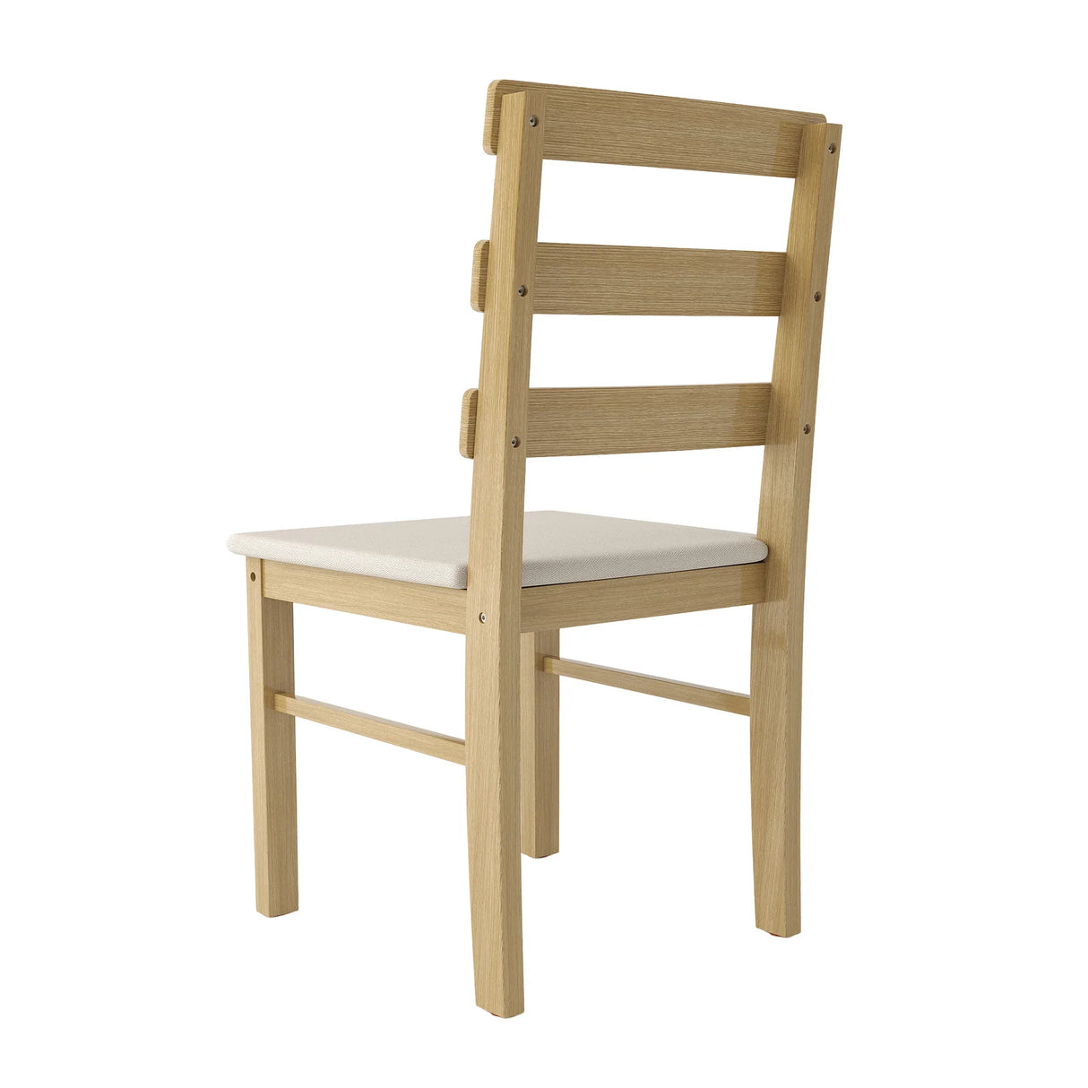 Solid Wood Natural Finish Dining Table And Chair Set - Omega Lifestyles