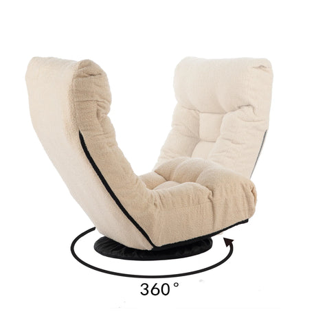 Adjustable Japanese Style Reclining Cotton Sofa Chair - Omega Lifestyles