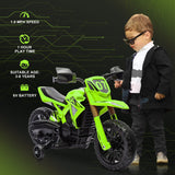6V Kids Electric Motorcycle With Training Wheels And Sound - Omega Lifestyles