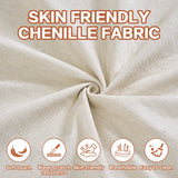 Modern Linen Foam-Filled Convertible Sleeper Sofa Bed With Pillows - Omega Lifestyles