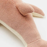 Peach Cotton Plush Knitted Dolphin Soft Toy - Omega Lifestyles