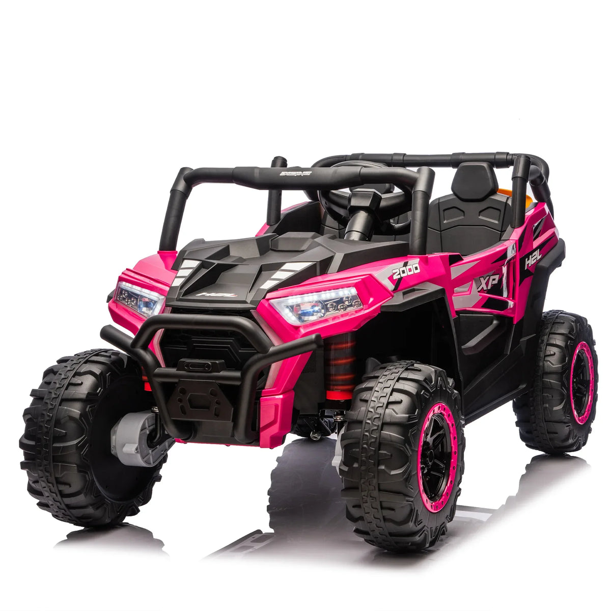24V Dual-Seat Kids Ride-On UTV With Remote Control - Omega Lifestyles