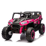 24V Dual-Seat Kids Ride-On UTV With Remote Control - Omega Lifestyles