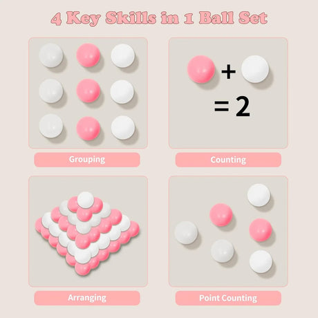 Pack Of 1000 Non-Toxic Phthalate Free Plastic Ball Pit Balls - Omega Lifestyles