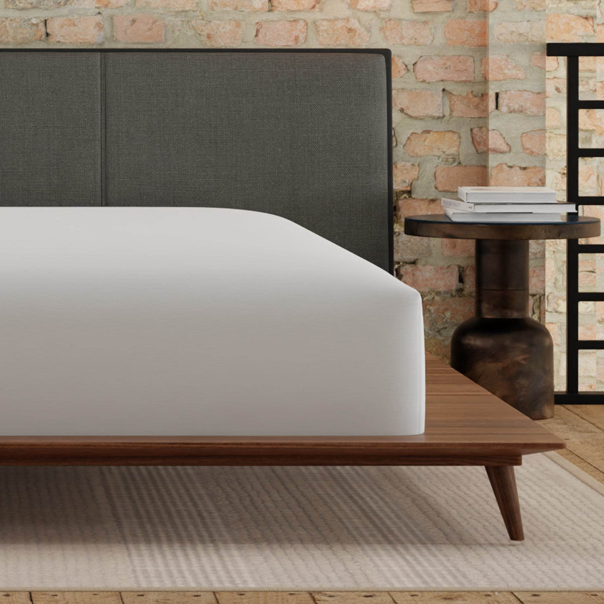 Queen Cotton Water Resistant Woven Microfiber Mattress Protector - Sleep Galleria