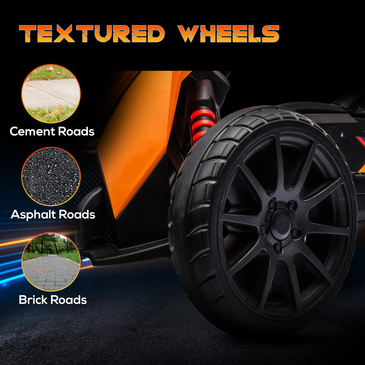 Electric Kids Go Kart With Adjustable Speed And Backrest - Omega Lifestyles