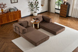 Convertible Corduroy 4-in-1 Sleeper Sofa Bed - Omega Lifestyles