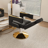 Professional Hydraulic Reclining PU Leather Barber Chair - Omega Lifestyles