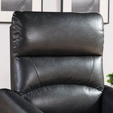 Power Reclining Faux Leather Memory Foam Lift Chair - Omega Lifestyles