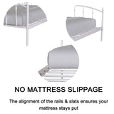 Twin Metal Daybed With Trundle White Bedroom Frame - Omega Lifestyles