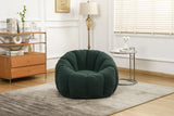 Plush Teddy Fabric Foam Filled Bean Bag Chair - Omega Lifestyles