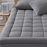 Soft Cotton King Mattress Pad With Plush 450gsm Filling - Sleep Galleria