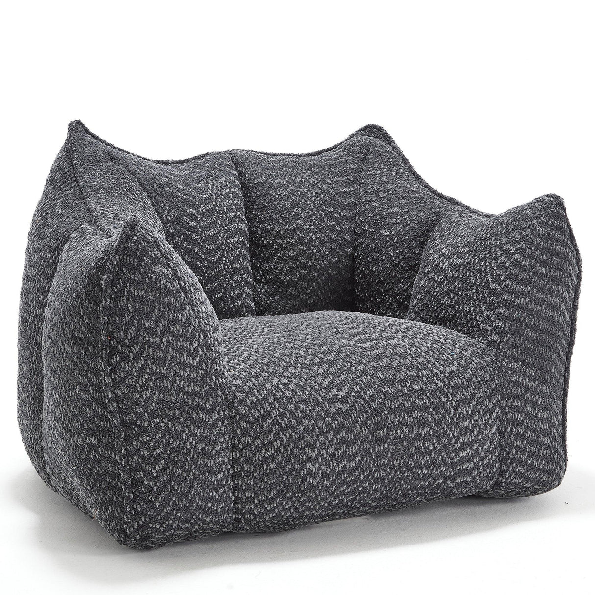 Chenille Foam Bean Bag Chair For Adults - Omega Lifestyles