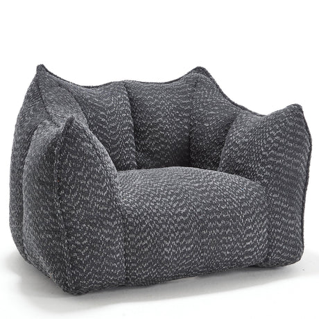 Chenille Foam Bean Bag Chair For Adults - Omega Lifestyles