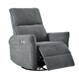 Power Swivel Rocker Recliner Chair With USB Ports - Omega Lifestyles