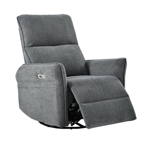 Power Swivel Rocker Recliner Chair With USB Ports - Omega Lifestyles
