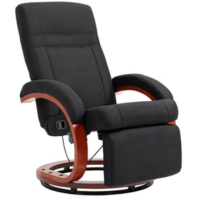 Adjustable Swivel Recliner Chair With Footrest And Padded Arms - Omega Lifestyles