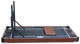 Foldable Blue Velvet MDF Steel Pool Table 64-Inch - Omega Lifestyles