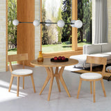 Mid-Century Modern Round Dining Table Set With Chairs - Omega Lifestyles
