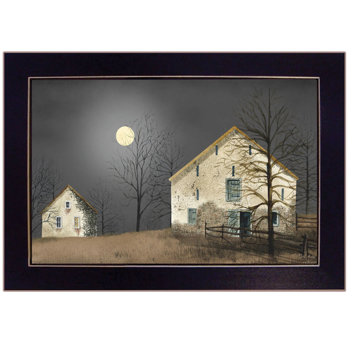 Still Of The Night Multicolor Framed Wall Art Decor - Omega Lifestyles