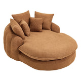 Oversized Chenille Memory Foam Bean Bag Sofa With Pillows - Omega Lifestyles