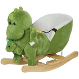 Toddler Plush Dinosaur Rocking Horse With Songs - Omega Lifestyles
