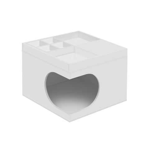 Multifunctional Creamy White Pet Sofa Side Cabinet - Sleep Galleria