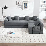 Convertible Corduroy Memory Foam Folding Sofa Bed - Omega Lifestyles