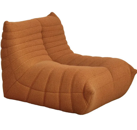 Plush High-Density Foam Teddy Fleece Bean Bag Chair - Omega Lifestyles
