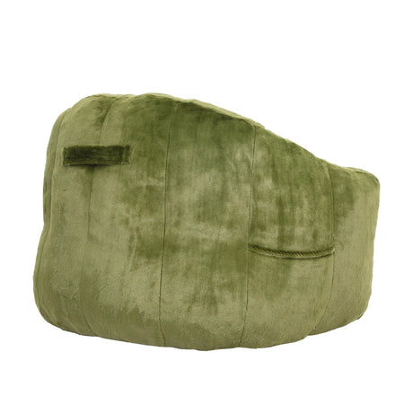 High-Density Foam Faux Fur Bean Bag Chair - Omega Lifestyles
