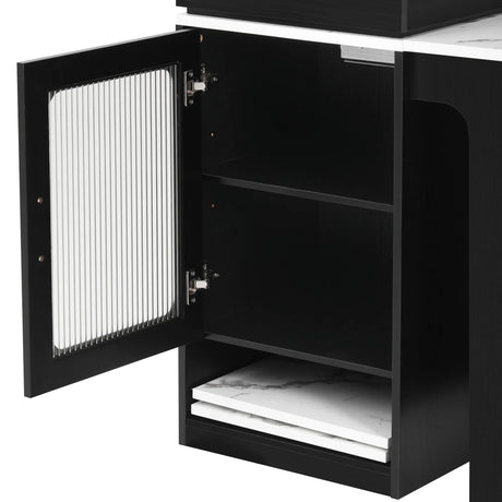 Extendable Dining Table Kitchen Island With Storage - Omega Lifestyles