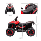 12V Electric Kids Ride-On ATV With Sound And Headlights - Omega Lifestyles